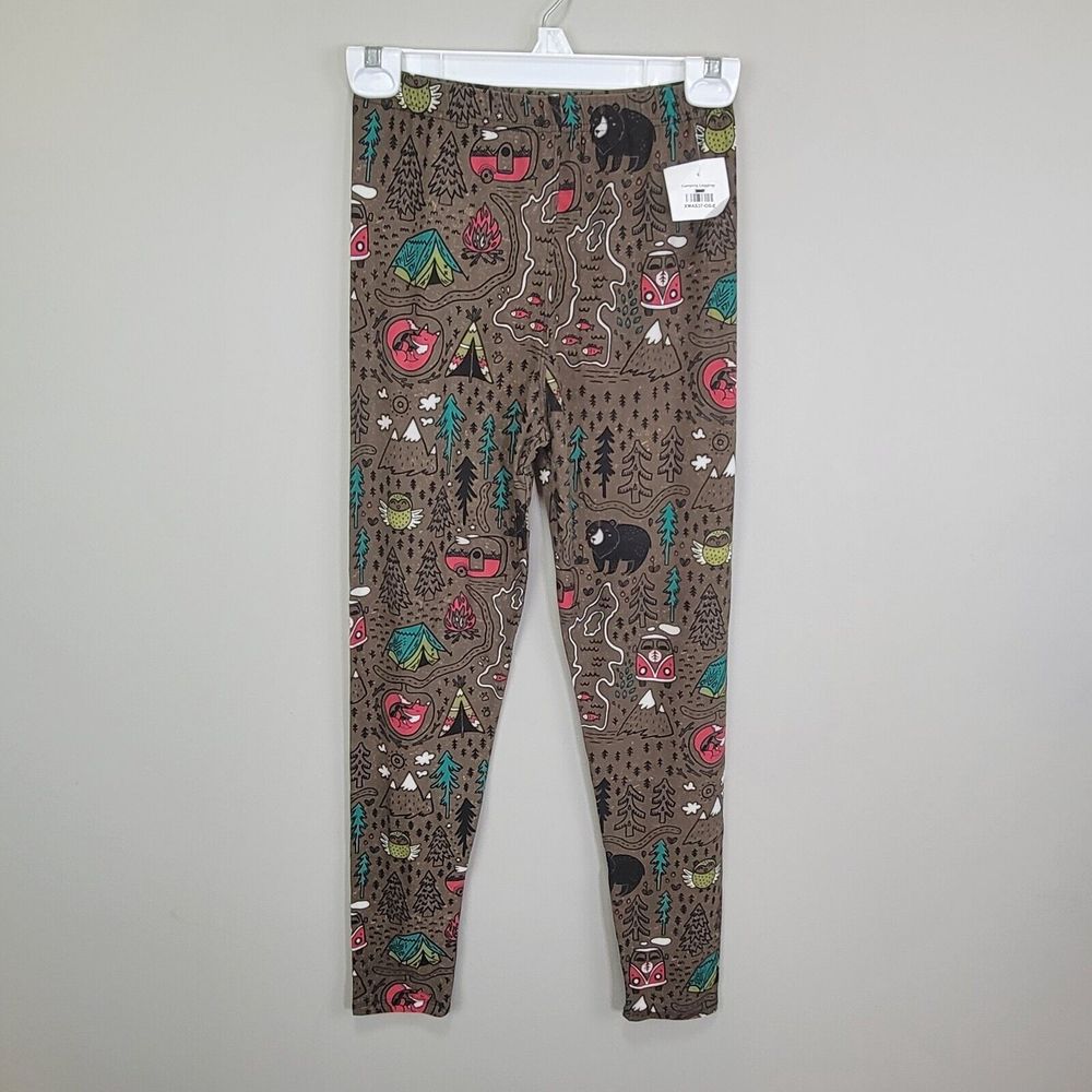Camping Polyester Ankle Brown Ankle Leggings One Size Fits All